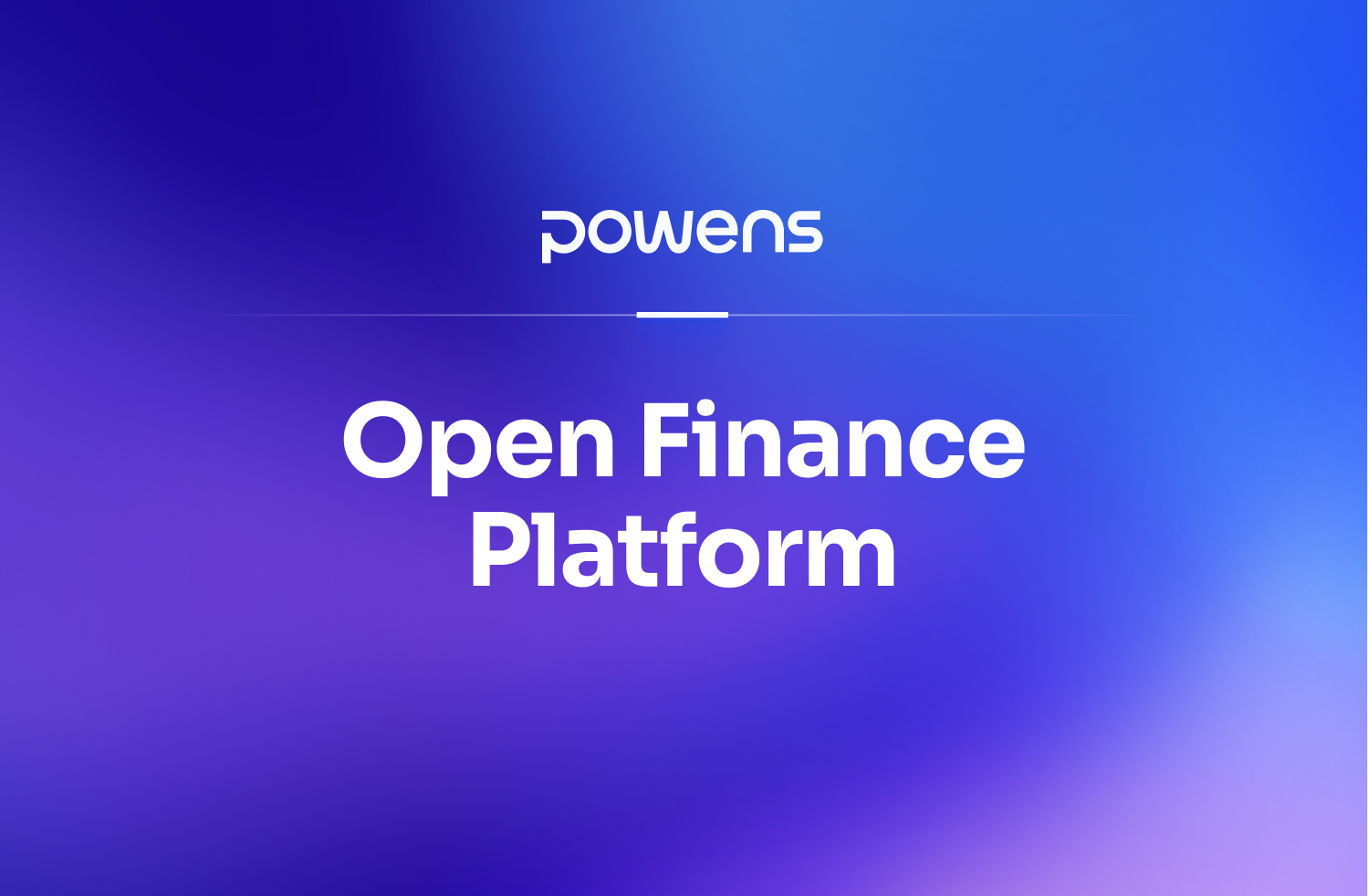 Open Finance Platform