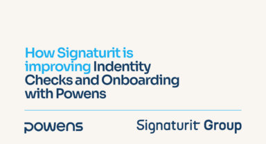 Featured image for the press release announcing Powens' and Signaturits' partnership