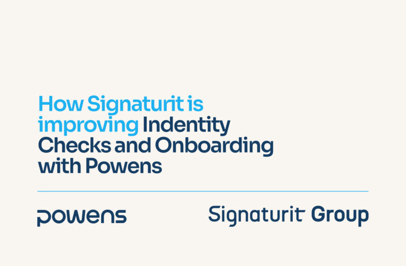 Featured image for the press release announcing Powens' and Signaturits' partnership