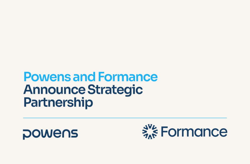 Featured image for the Powens blog announcing their partnership with Formance
