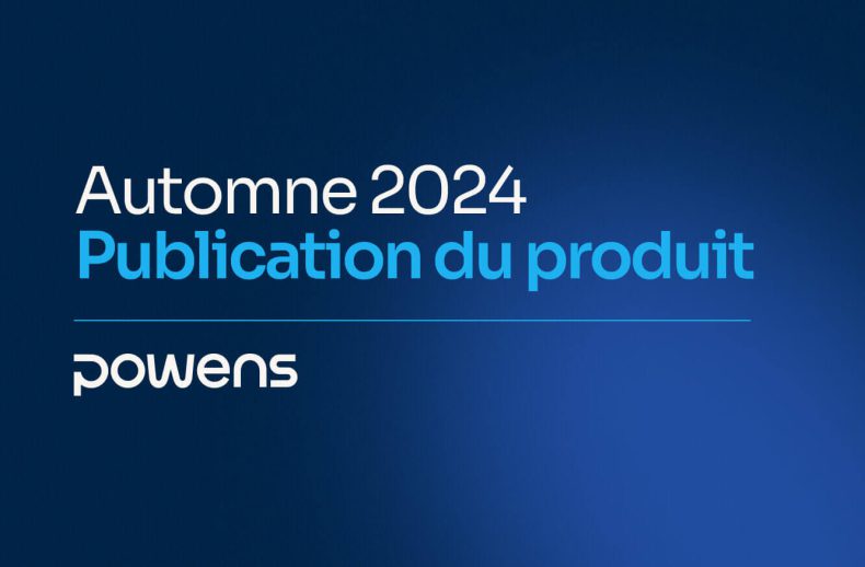 Automne 2024 publication du produit