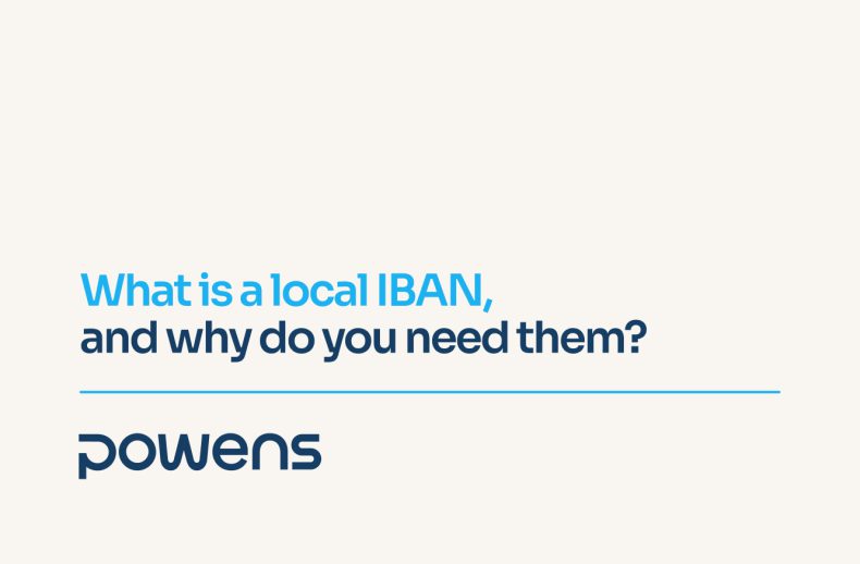 What is a local IBAN and why do you need them cover